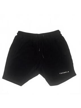 YoungLA Black Athletic Shorts Size L